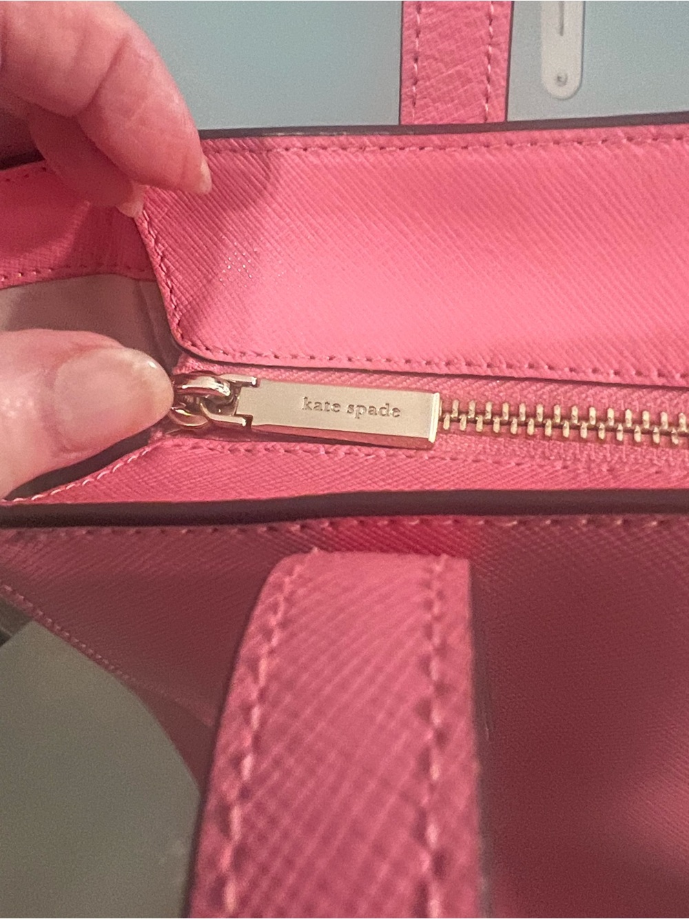 kate spade Pink Structured Leather Tote - Picture 5 of 6